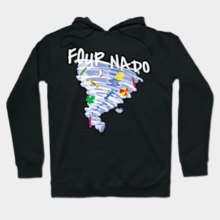 Fournado Kids Gift For Four Year Old Funny Hoodie